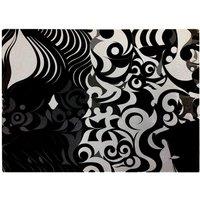 Warren Reed - Designer Black Grey Abstract Glass Chopping Board