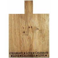 Selbrae House Oak Paddle - Medium - Love & Celebrate in Beige