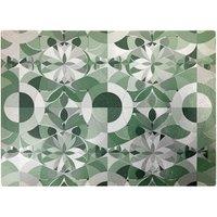 Warren Reed - Designer Geometric Pastel Green Glass Chopping Board