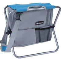 Redcliffs Portable Foldable Camping Stool with Cooler Bag in Blue