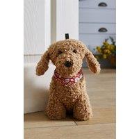 Ulster Weavers Cockapoo Animal Print 100% Cotton Shaped Doorstop in Brown