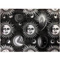 Warren Reed - Designer Moon & Sun Black White Glass Chopping Board