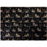 Warren Reed - Designer Spooky Haunted Houses Glass Chopping Board in Grey