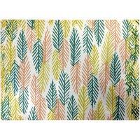 Warren Reed - Designer Scandinavian Style Foliage Glass Chopping Board in Green