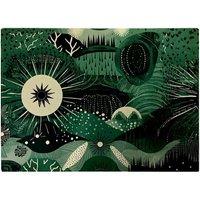Warren Reed - Designer Abstract Green Moon Glass Chopping Board
