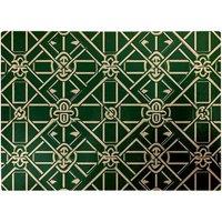 Warren Reed - Designer Green Lattice Design Glass Chopping Board