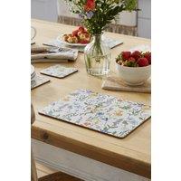 Ulster Weavers 'Cottage Garden' Floral Printed MDF Placemat (4 Pack)