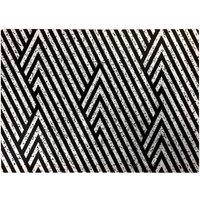 Warren Reed - Designer Oblique Black Grunge Pattern Glass Chopping Board