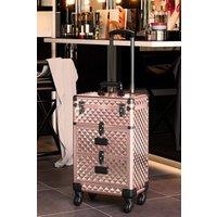 3 Tier Cosmetic Makeup Travel Case Manicure Case with Drawers and wheels