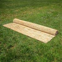 Thick Reed Bamboo Style Natural Screening Roll Garden Privacy 4m x 1m