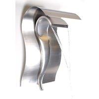 Wall Mounted Swan Water Feature Fountain Waterfall Stainless Steel