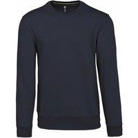 Kariban Men's Crew Neck Sweatshirt in Navy | Size: Small