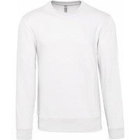 Kariban Men's Crew Neck Sweatshirt in White | Size: XL
