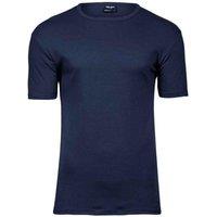 TEE JAYS Men's Interlock T-Shirt in Navy | Size: Small