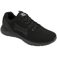 Lonsdale Men's 'Silwick' Lace-Up Trainers in Black | Size: 7
