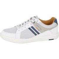 R21 Men's Leisure Striped Trainers in Grey | Size: 12