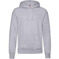 Fruit of the Loom Men's Classic Heather Hoodie in Grey | Size: Large