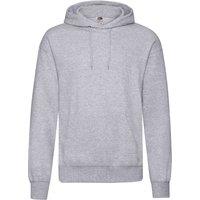 Fruit of the Loom Men's Classic Heather Hoodie in Grey | Size: XL