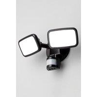 BHS Lighting Twin Wilson Outdoor Flood Light with Sensor in Black