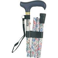 Aidapt Deluxe Folding Walking Cane White