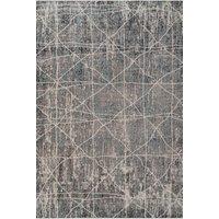 Kukoon Slate Grey Distressed Low Pile Area Rug | Size: 120 cm x 170 cm