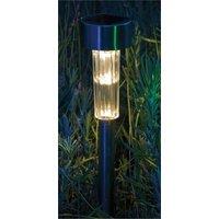 Luxform Solar Fuego Garden Spike Stainless Steel in Silver