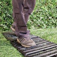 Primrose Instant Roll Out Garden Path Black Plastic Chevron 3m