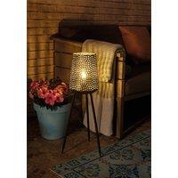 Luxform USB Rechargeable Beehive Tripod Lamp in Bronze
