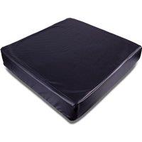 Aidapt Vinyl Wheelchair Cushion Memory Foam 406X406x75 in Blue