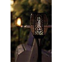 Luxform Solar Deco Flame Torch 46 Leds in Black