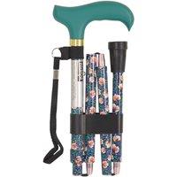 Aidapt Deluxe Folding Walking Cane Emerald in Green