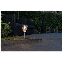 Luxform Saint Etienne Solar LED Spike Light in Silver