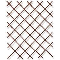 Black Bamboo Expanding Trellis Privacy Screen Fence 90x180cm