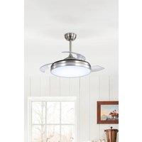 42-inch Acrylic Ceiling Fan Light with Retracted Blades