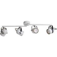 Mhari Matt White 4 Light Ceiling Spotlight