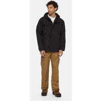 Dickies Men's Waterproof Rain Jacket in Black | Size: Medium
