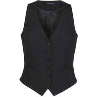 Brook Taverner Women's One Luna Tailored Waistcoat in Black | Size: 12-14