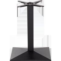 netfurniture Black Cast Iron Pyramid Table Base Single Pedestal - Height - 730 mm