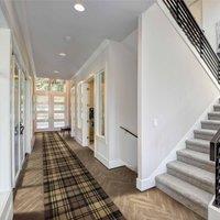 runrug Brown Tartan Long Hallway Carpet Runner | Size: 70 cm x 180 cm