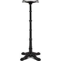 netfurniture Ream Cast Iron Poseur Table Base - Traditional in Black
