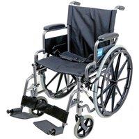 Aidapt Self propelled steel wheelchair Hammered Eggect in Grey