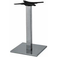 netfurniture Zuton Square Inox Table Base in Silver