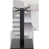 netfurniture Black Cast Iron Square Table Base - Medium - Height - 730 mm