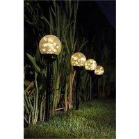 Luxform Solar Mambo Stainless Steel Spike Light 12pk in Silver
