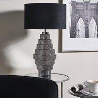 Saskia Grey Table Lamp