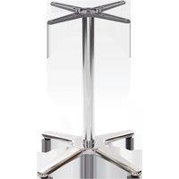 netfurniture Aluminium All Weather Table Base - 4 Leg - Height - 730 mm in Silver