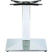 netfurniture Nuton Square Base Coffee Table Base in Silver