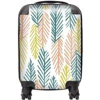 Warren Reed - Designer Scandinavian Style Foliage Suitcase in Green | Size: Large