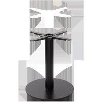 netfurniture Black Cast Iron Round Table Base - Medium - Coffee Height - 480 Mm