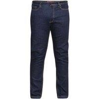 D555 Men's Cedric Stretch Kingsize Jeans in Indigo | Size: 42XL